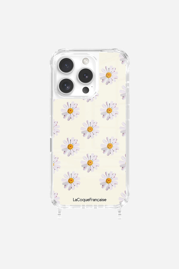 La Coque Française Coque Anneaux Imprimee Marguerites IPhone 16 Pro