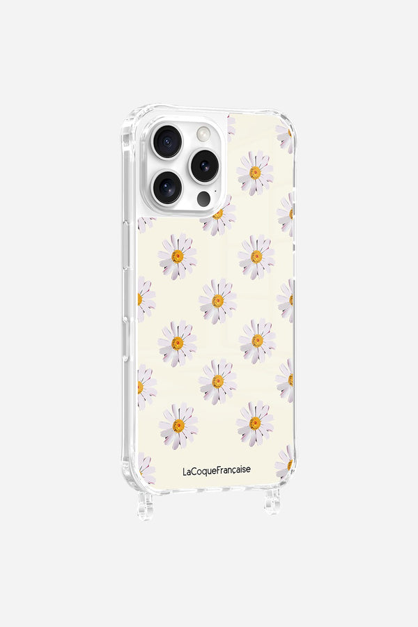 La Coque Française Coque Anneaux Imprimee Marguerites IPhone 16 Pro