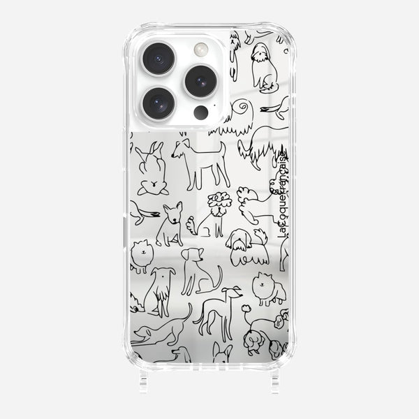La Coque Française Coque Anneaux Imprimee Meute De Chiens IPhone 16 Pro