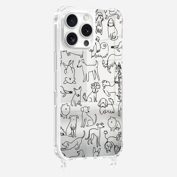 La Coque Française Coque Anneaux Imprimee Meute De Chiens IPhone 16 Pro
