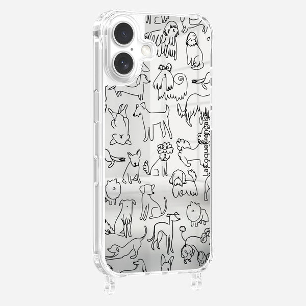 La Coque Française Coque Anneaux Imprimee Meute De Chiens IPhone 16 Pro