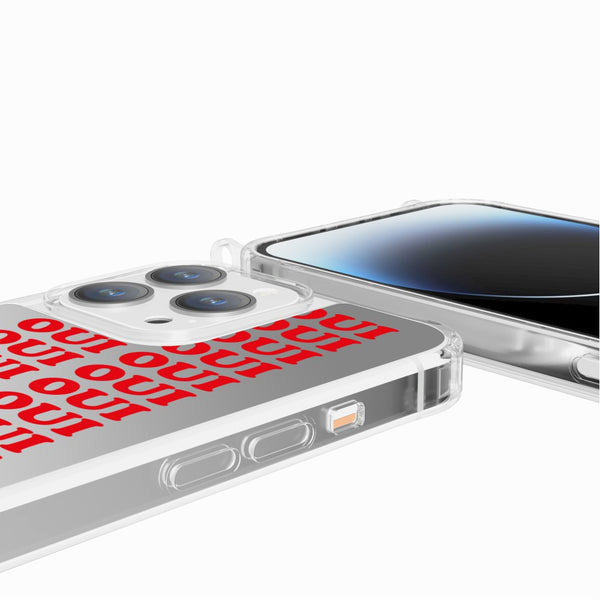 La Coque Française Coque Anneaux Imprimee Oui IPhone 15 Pro