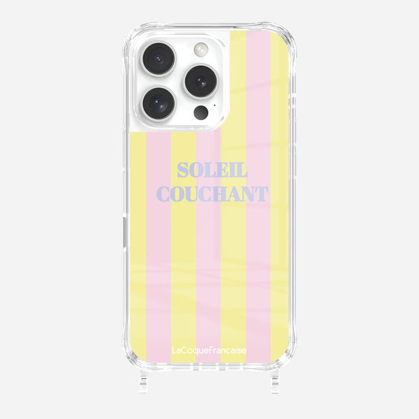 La Coque Française Coque Anneaux Imprimee Soleil Couchant IPhone 16 Pro
