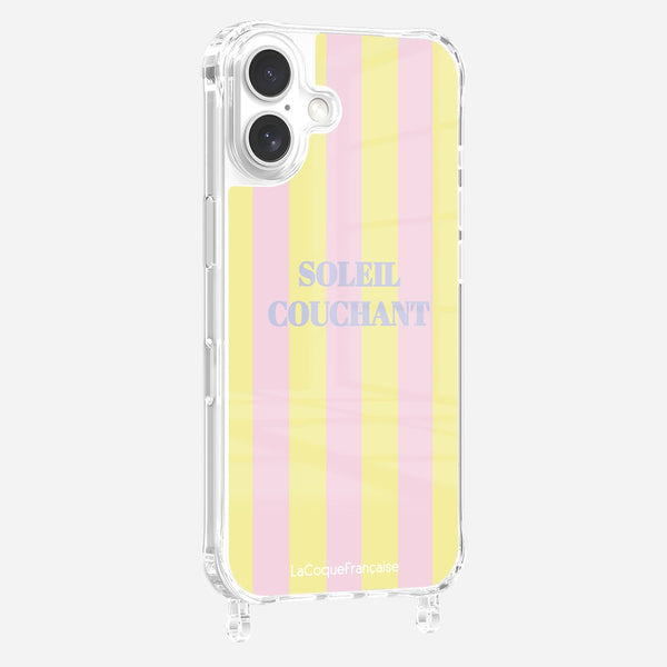 La Coque Française Coque Anneaux Imprimee Soleil Couchant IPhone 16 Pro