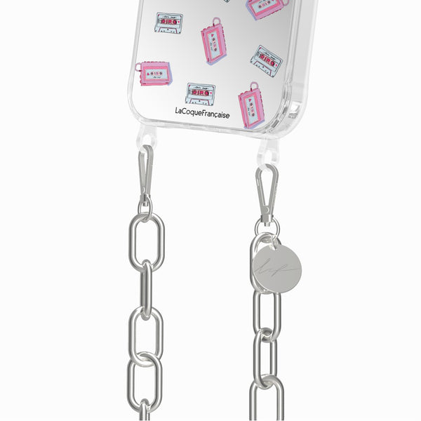 La Coque Française Coque Anneaux Imprimee Walkman & Cassette IPhone 15 Pro