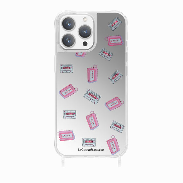 la coque française Coque Anneaux Imprimee Walkman & Cassette iPhone 15 Pro