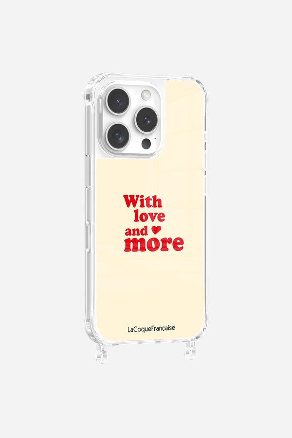 la coque française Coque Anneaux Imprimee With Love And More iPhone 16 Pro