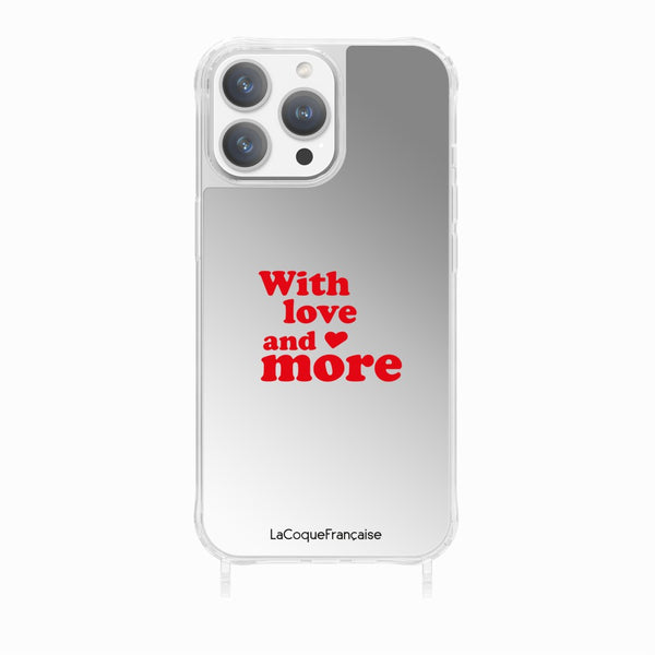 la coque française Coque Anneaux Imprimee With Love And More iPhone 15 Pro