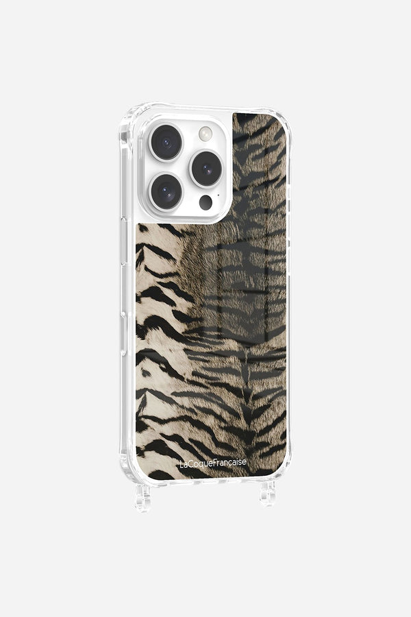 la coque française Coque Anneaux Imprimee Zebre Gris iPhone 16 Pro la coque française Coque Anneaux Imprimee Zebre Gris iPhone 16 Pro