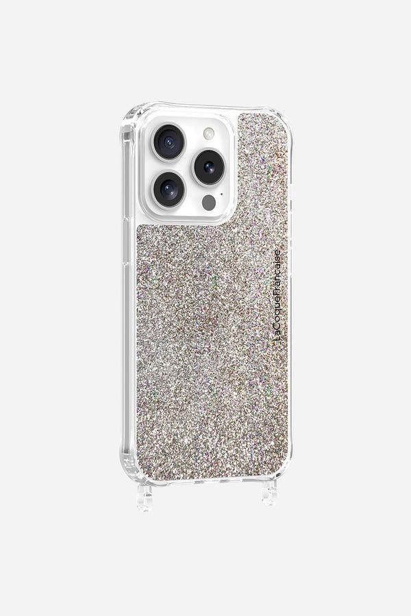 la coque française Coque Anneaux Paillettes Multicolore iPhone 15 Pro la coque française Coque Anneaux Paillettes Multicolore iPhone 15 Pro