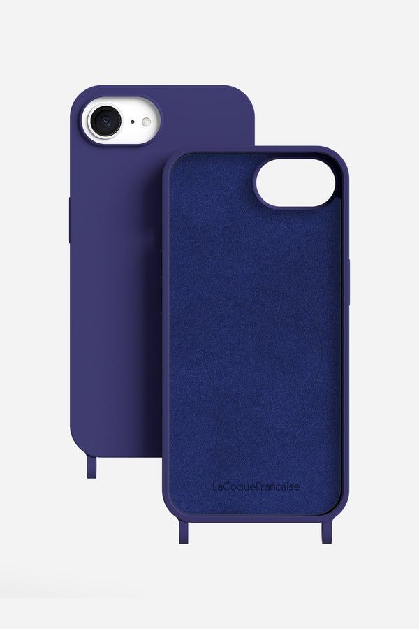 La Coque Française Coque Anneaux Soft Touch Bleu IPhone 16e