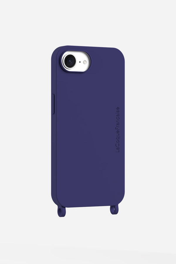 la coque française Coque Anneaux Soft Touch Bleu iPhone 16e