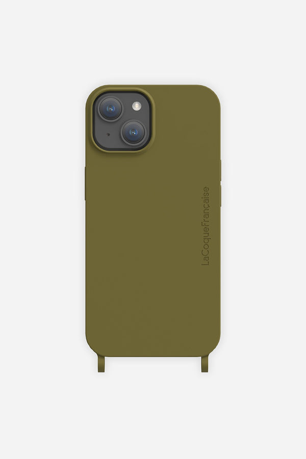 La Coque Française Coque Anneaux Soft Touch Kaki IPhone 16 Pro