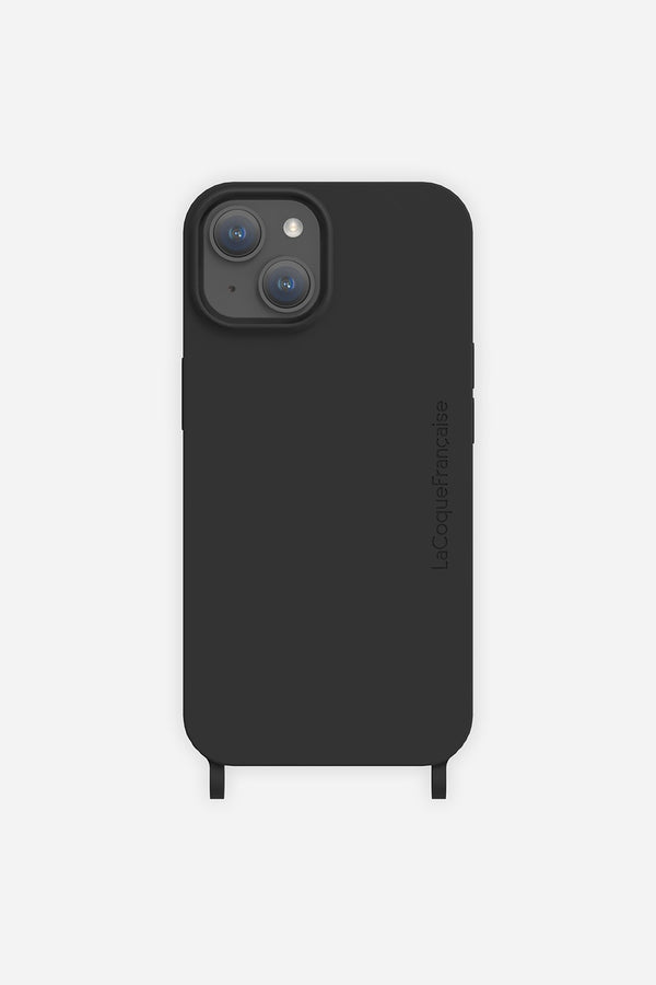 La Coque Française Coque Anneaux Soft Touch Noir IPhone 16 Pro