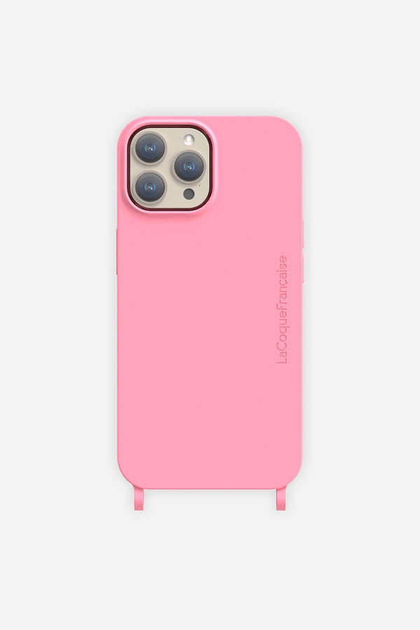 La Coque Française Coque Anneaux Soft Touch Rose IPhone 16e