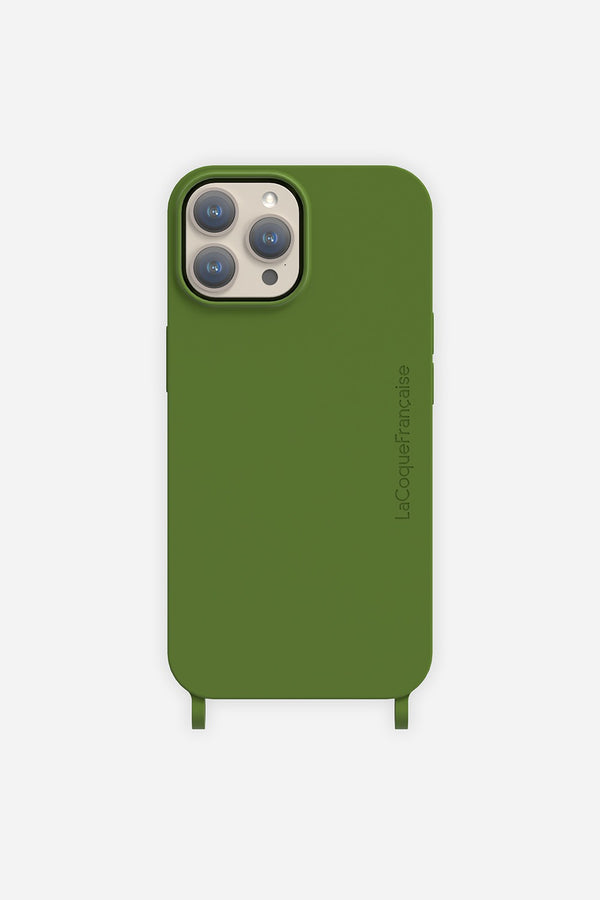 La Coque Française Coque Anneaux Soft Touch Vert IPhone 16e