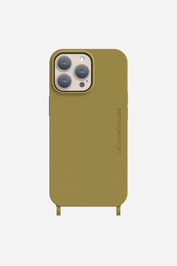 la coque française Coque Anneaux Soft Touch Vert Olive iPhone 15 Pro la coque française Coque Anneaux Soft Touch Vert Olive iPhone 15 Pro