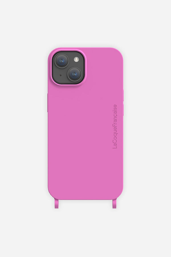 La Coque Française Coque Anneaux Soft Touch Violet IPhone 15 Pro