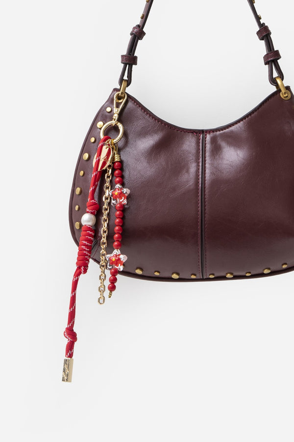 La Coque Française Bijoux Sac Bobby Rouge 27 Cm