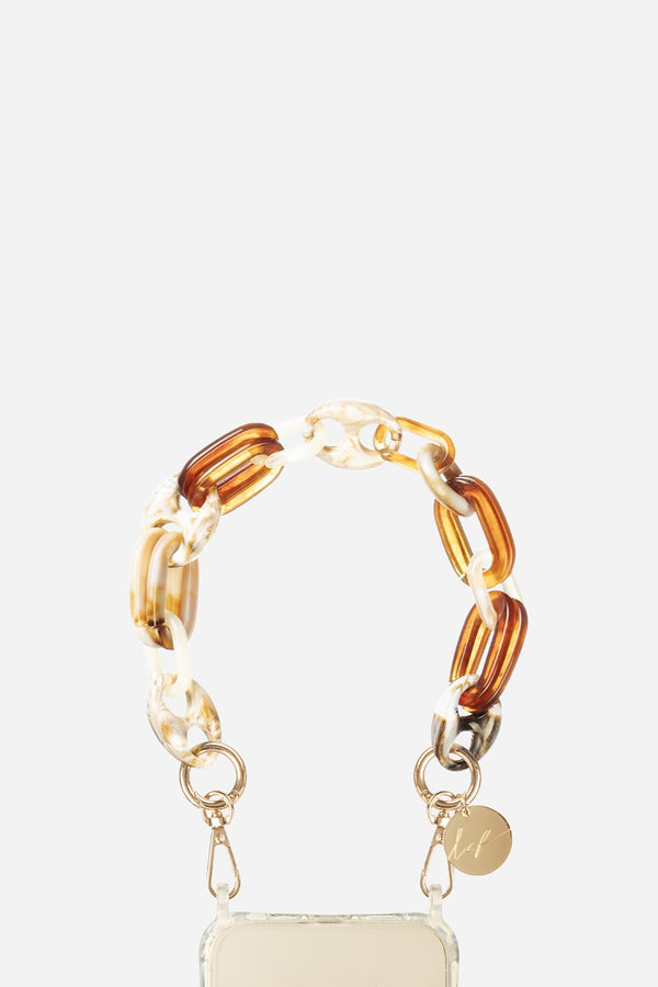 La Coque Française Chaine Courte Andy Beige 40 Cm