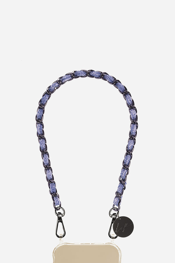 La Coque Française Chaine Courte Cali Bleu 40 Cm