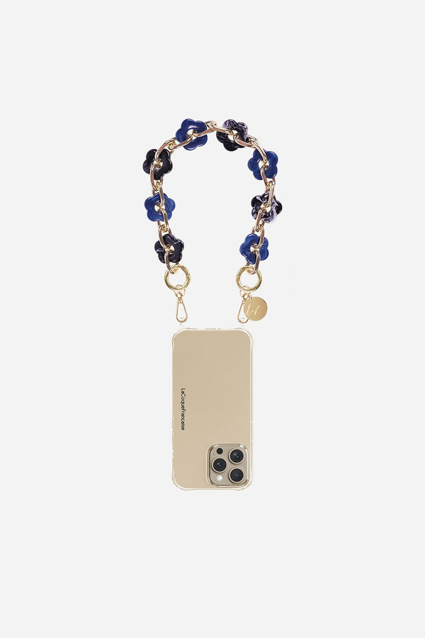 la coque française Chaine Courte Cassy Bleu 40 cm