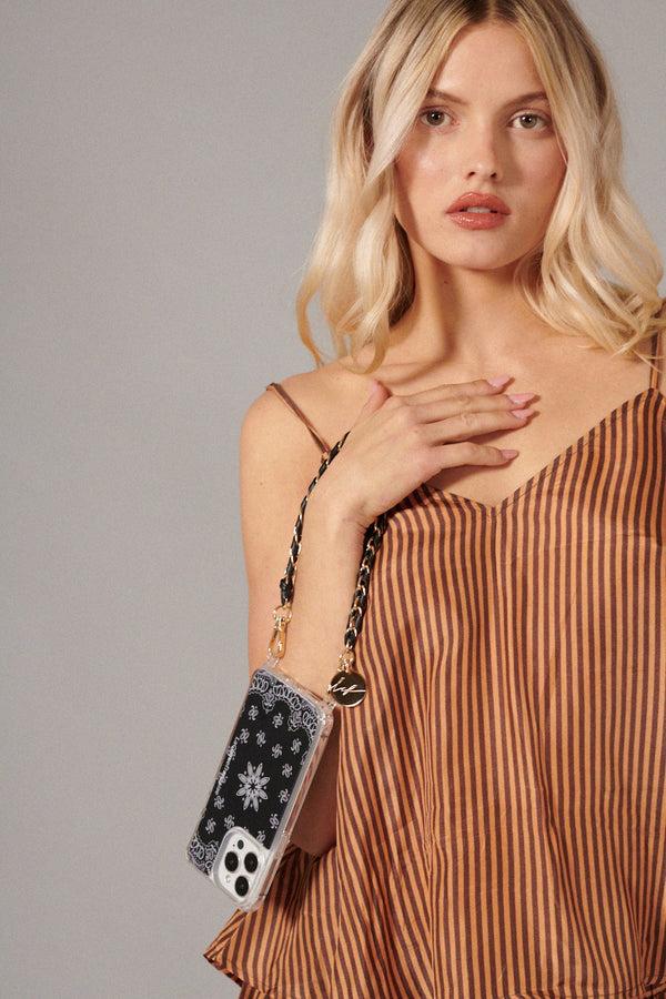 La Coque Française Chaine Courte Lou Noir 40 Cm