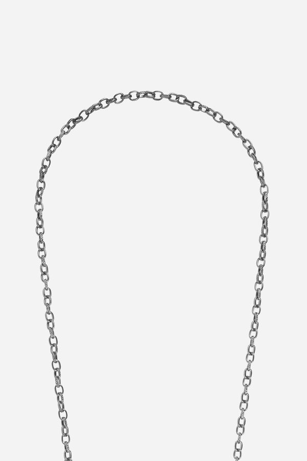 La Coque Française Chaine Longue Aya Argent 120 Cm
