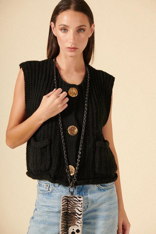 La Coque Française Chaine Longue Lou Noir 120 Cm