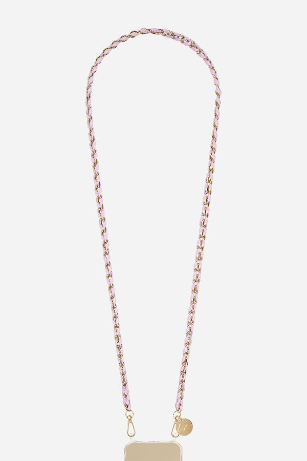 la coque française Chaine Longue Lou Rose 120 cm