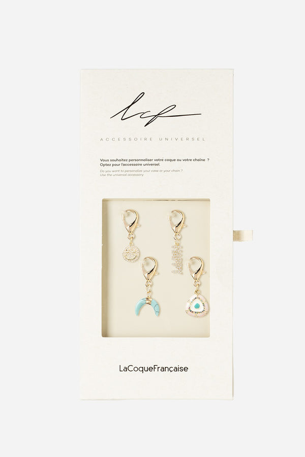 La Coque Française Charms Pack De 4 Charms Dore