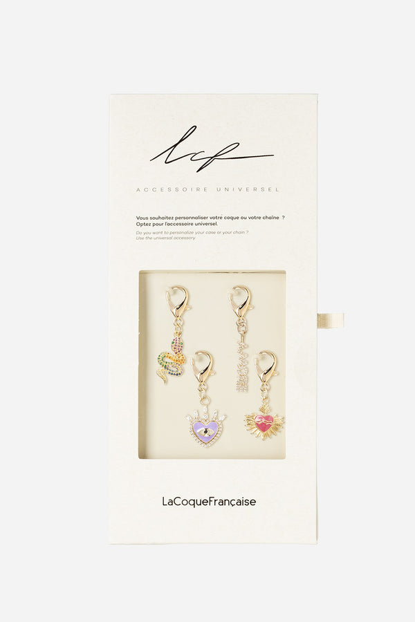 La Coque Française Charms Pack De 4 Charms Dore
