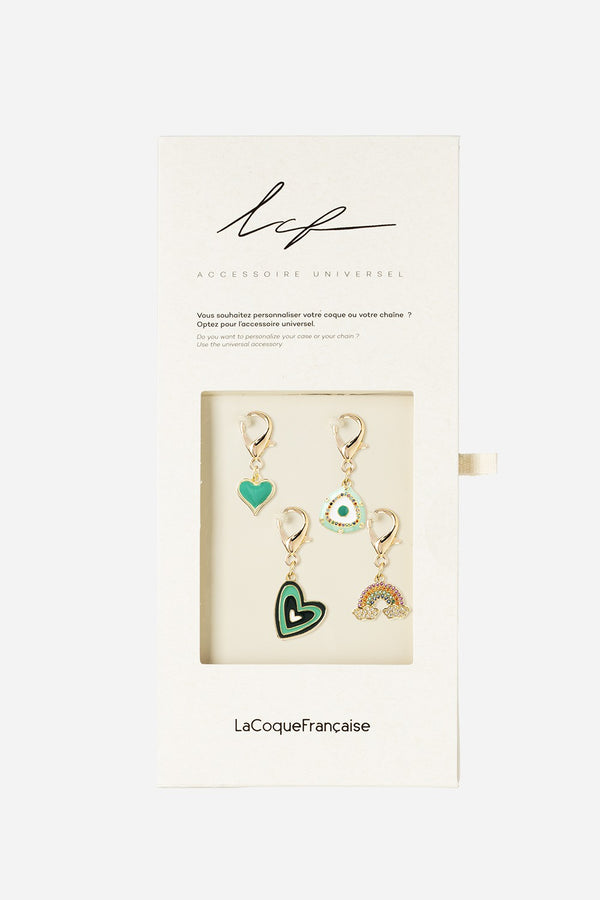 La Coque Française Charms Pack De 4 Charms Dore