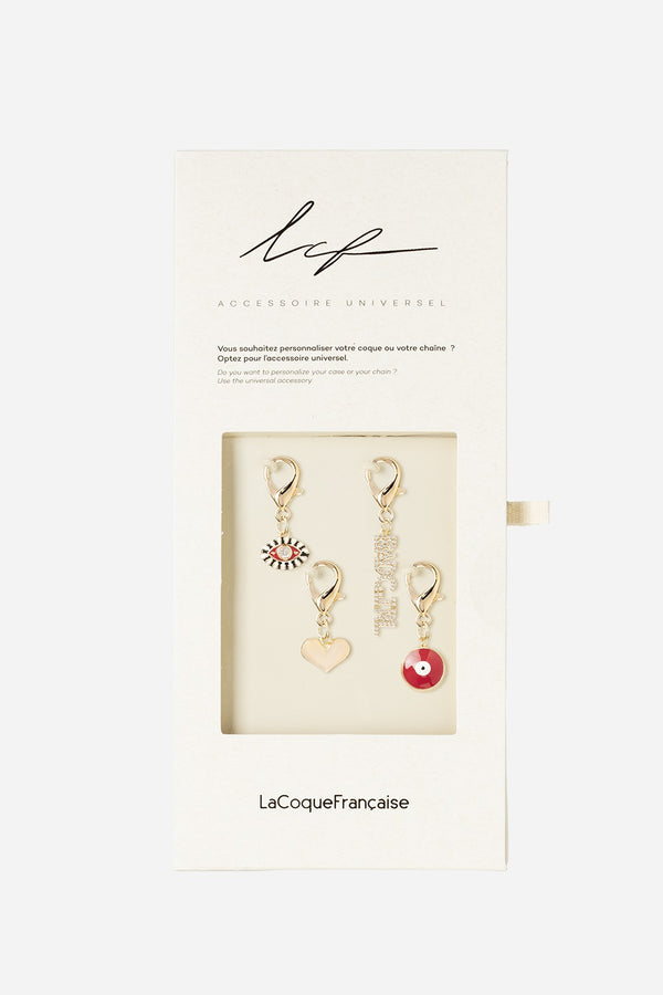 La Coque Française Charms Pack De 4 Charms Dore