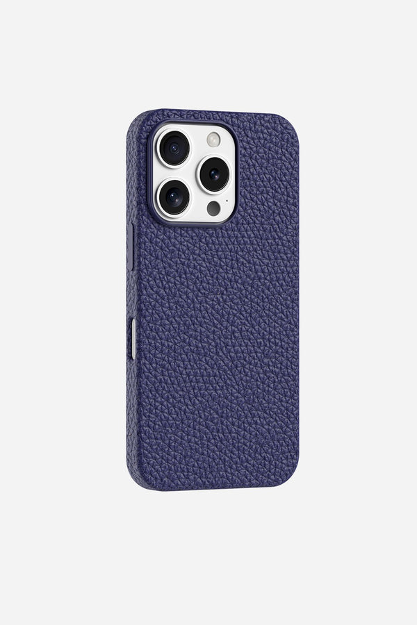 la coque française Coque Cuir Bleu iPhone 16 Pro la coque française Coque Cuir Bleu iPhone 16 Pro
