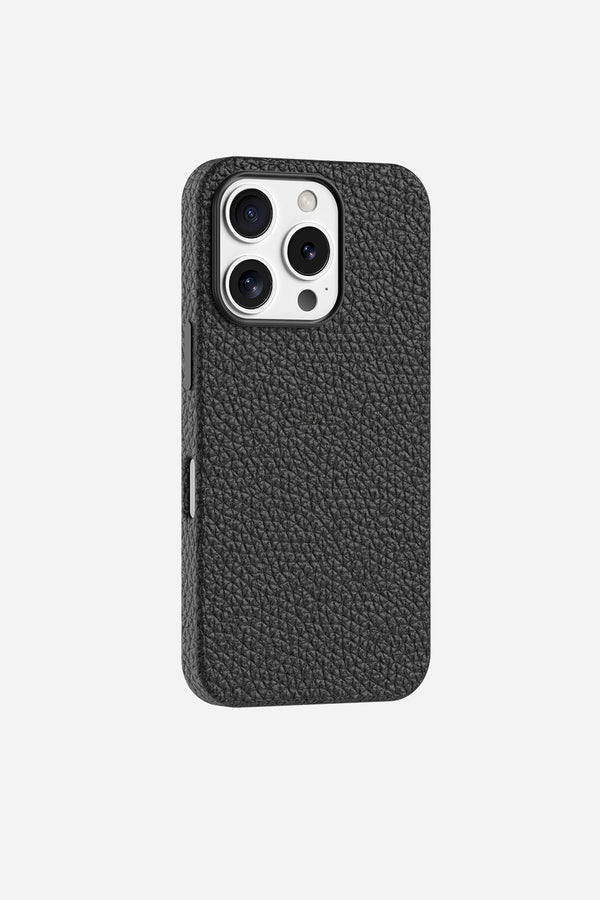 La Coque Française Coque Cuir Noir IPhone 16e