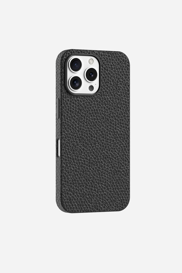 La Coque Française Coque Cuir Noir IPhone 16e