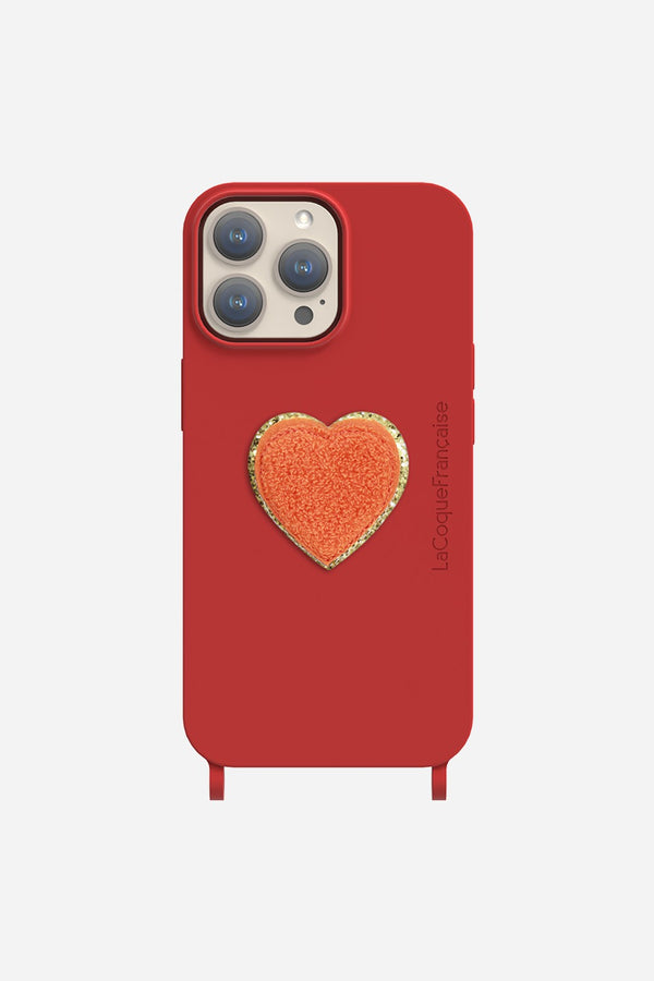 La Coque Française Patch Coeur Corail