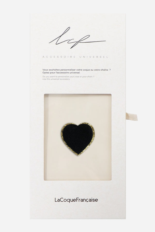 La Coque Française Patch Coeur Noir