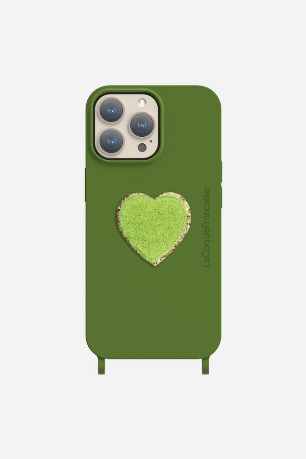 La Coque Française Patch Coeur Vert