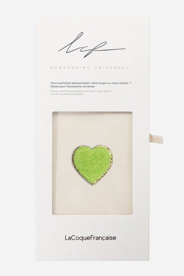 La Coque Française Patch Coeur Vert