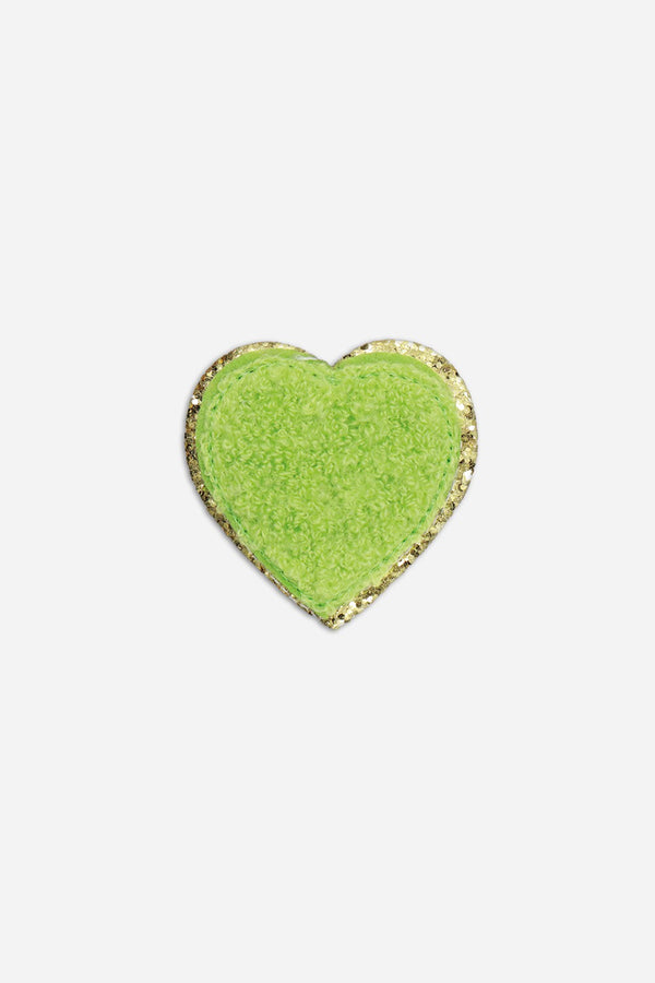 la coque française Patch Coeur Vert