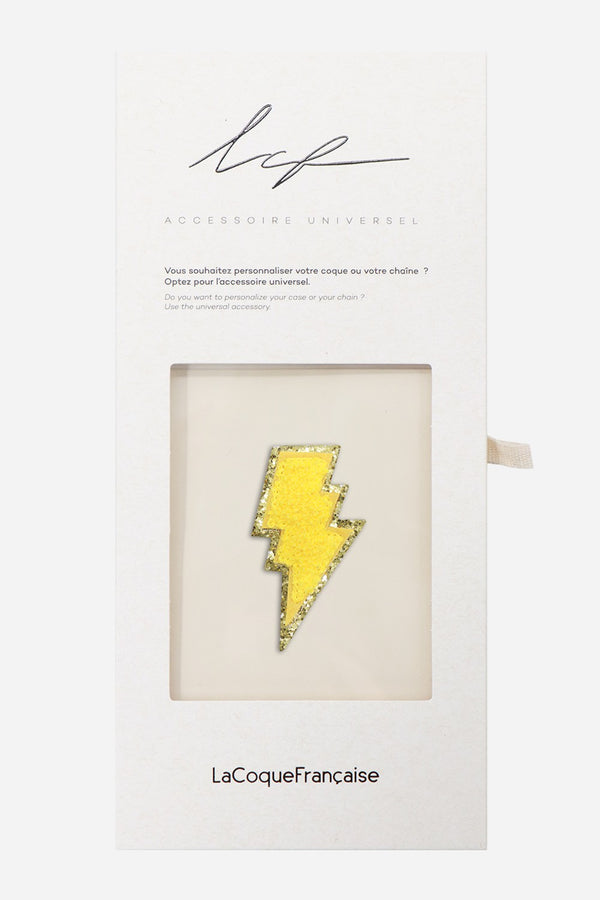 La Coque Française Patch Eclair Jaune