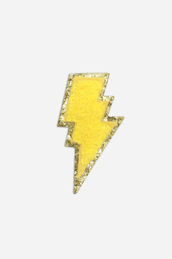 la coque française Patch Eclair Jaune