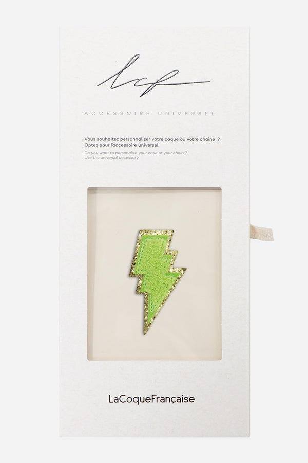 La Coque Française Patch Eclair Vert