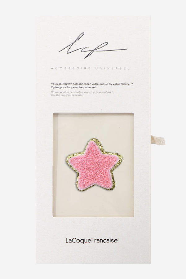 La Coque Française Patch Etoile Rose