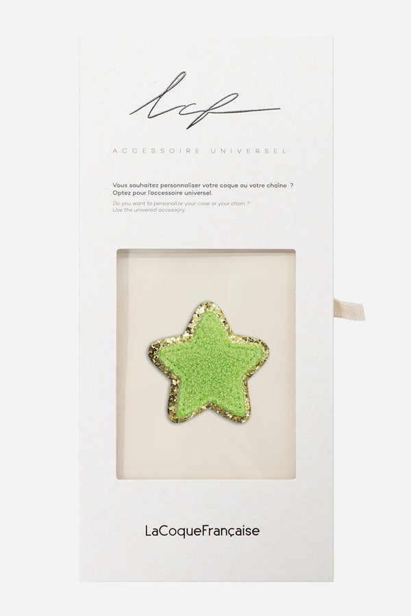 La Coque Française Patch Etoile Vert