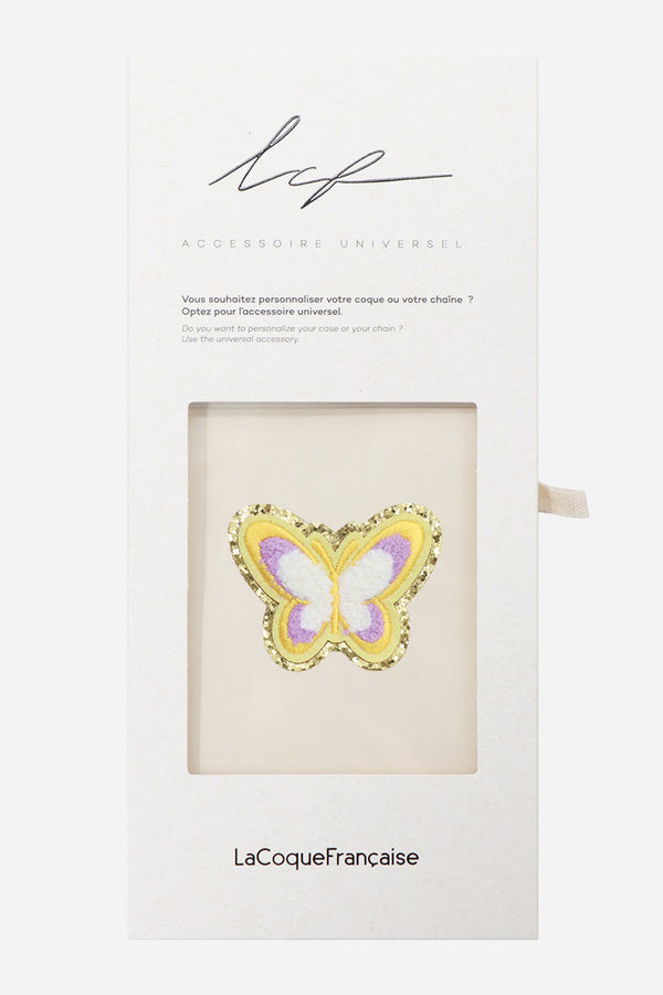 La Coque Française Patch Papillon Jaune