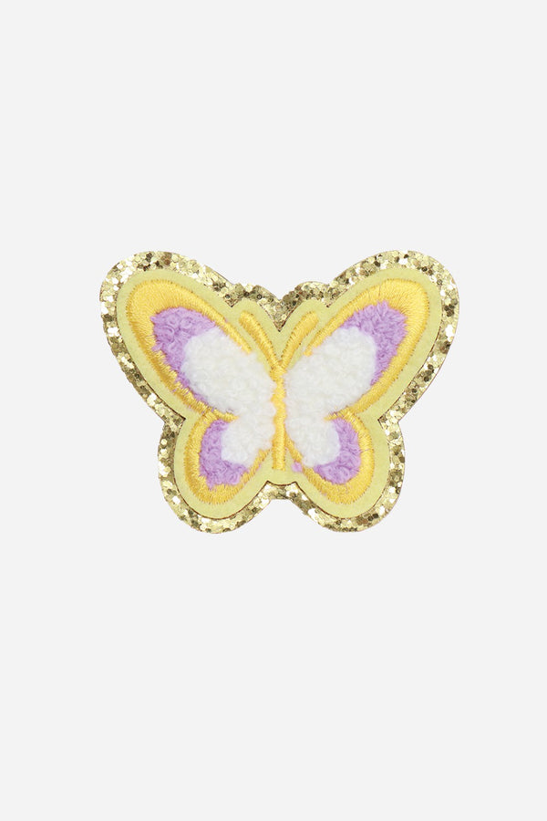 la coque française Patch Papillon Jaune