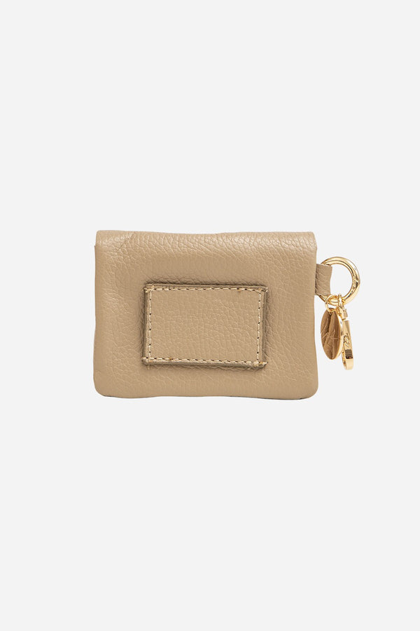La Coque Française Porte Monnaie Loan Beige